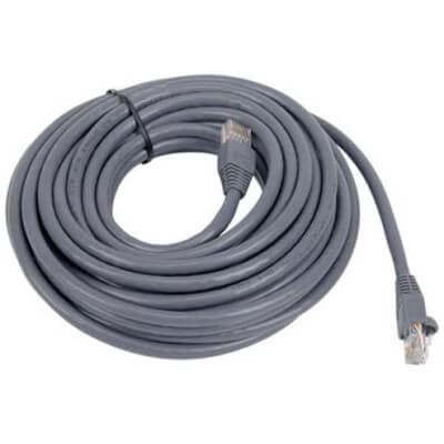 1234 CAT6 NETWORK CABLE 25FT / 7.6M GRAY