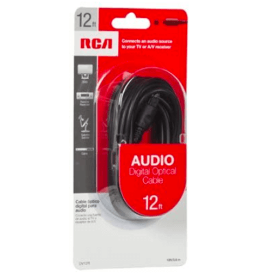 RCA OPTICAL CABLE 12FT / 3.6M