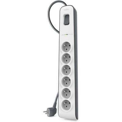 123 MULTI-OUTLETS SURGE PROTECTOR 6 OUTLETS