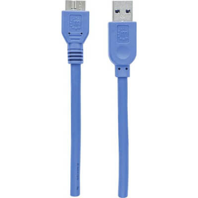 USB CABLE 2M / 6.6FT BLUE
