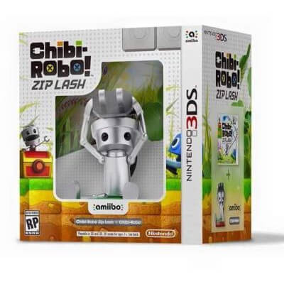N3DS CHIBI ROBOT ZIP LASH + AMIIBO GAME