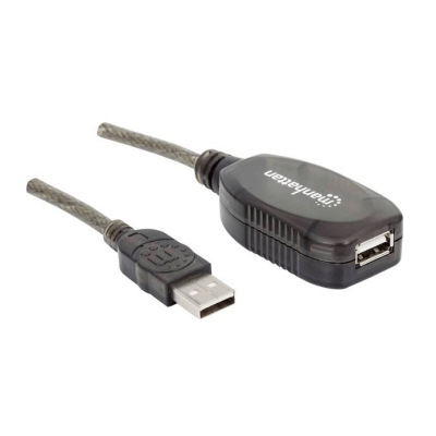 USB CABLE EXTENSION ACTIVE 33FT / 10M GRAY
