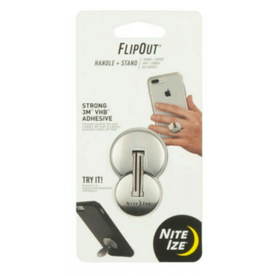 SUP PORT AND MOBILE HANDLE FLIPOUT SILVER