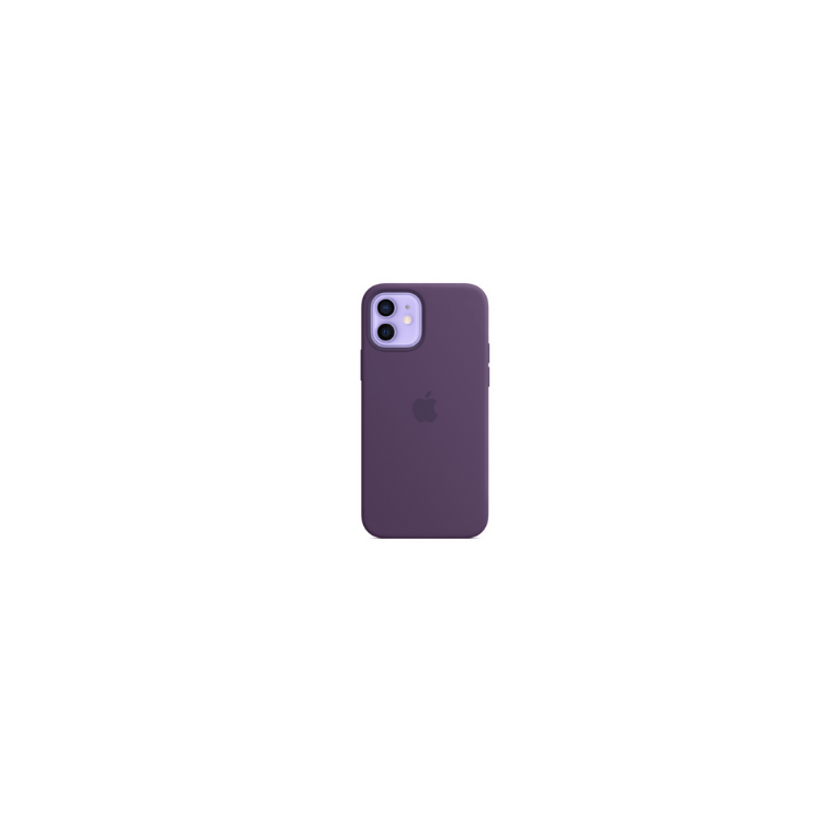 iphone 12 mini silicone case with magsafe amethyst