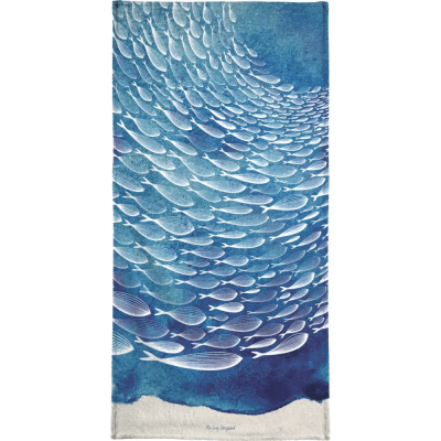 SHELLFISH BEACH TOWEL 90x180
