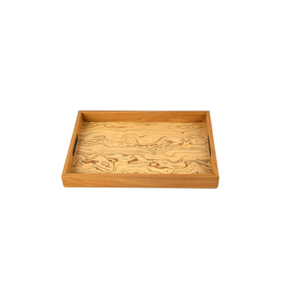 WOODEN TRAY WITH OLIVE...