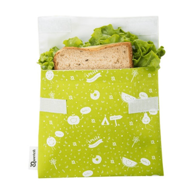 KIDS SNACK AND SANDWICH POUCH 18 X1 5 CM ANISE GREEN