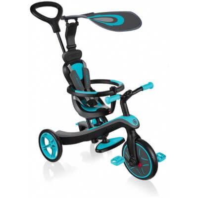 TRICYCLE EXPLORER 4 IN 1 BLUE