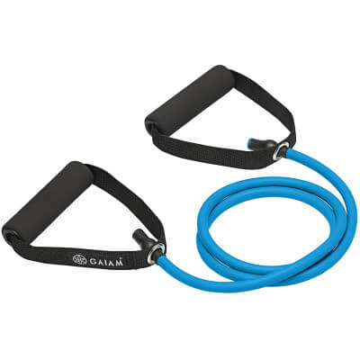 RESISTANCE BAND WITH HANDLE HEAVY GRAY