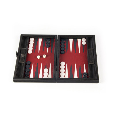 RED TRAVEL FORMAT BACKGAMMON GAME