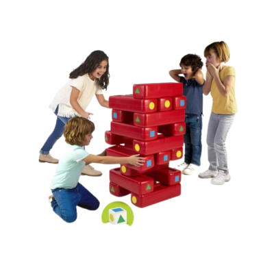 OUTDOOR GAME JENGA GIANT 18 PIECES RED