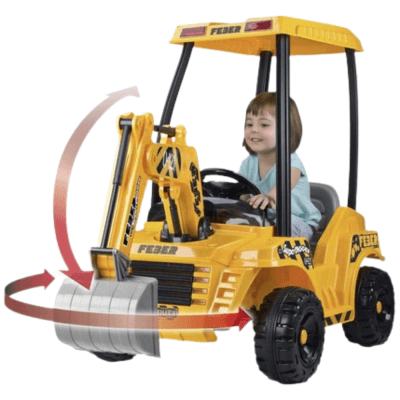 ELECTRIC EXCAVATOR FOR CHILDREN SUP ER DIGGER 12V YELLOW