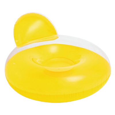 YELLOW INFLATABLE POOL CHAIR