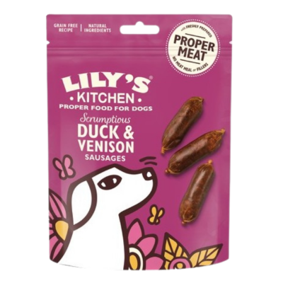 ADULT DOG DUCK AND DEER CHEESE MINI SAUSAGE TREATS
