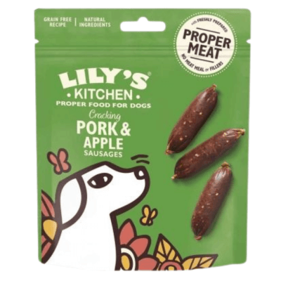 SAUSAGE TREATS WITH PORK AND APPLES FOR DOG 70 G