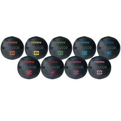 WALL BALL 35 CM 5 KG BLACK AND DARK PINK