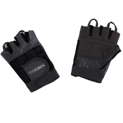 PAIR OF BLACK M LEATHER WORKOUT GLOVES