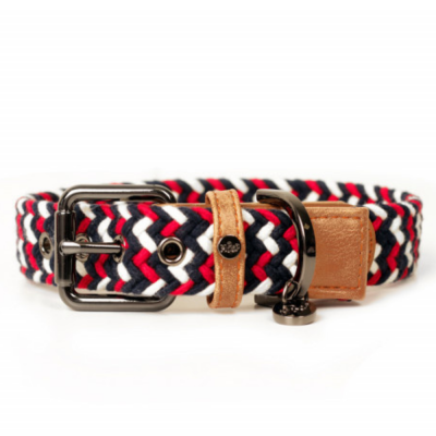 IMOCA COLLAR FOR DOGS 40X2 CM LEATHER AND PATTERN