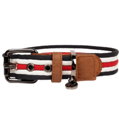 HERITAGE COLLAR FOR DOGS 35X2 CM LEATHER AND PATTERN