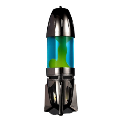 FIREFLOW BLACK BLUE AND YELLOW CANDLE WASHER LAMP