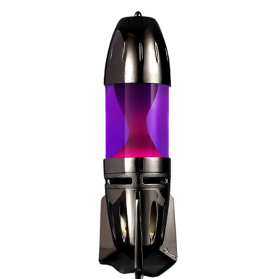 FIREFLOW BLACK PURPLE AND PINK CANDLE WASHER LAMP