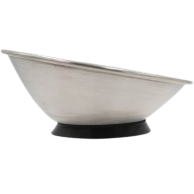 STAINLESS STEEL SUCTION CUP AND INCLINED BOWL 18CM 500ML