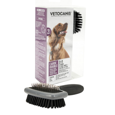 CARDE DOG BRUSH 2 IN 1 THICK SHORT TO LONG HAIR