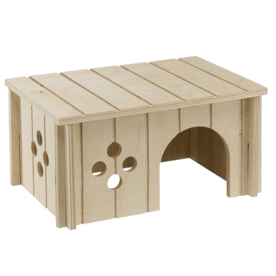 LARGE WOODEN HOUSE FOR RABBITS