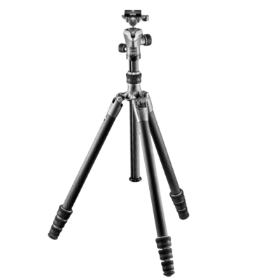 PHOTO AND CAMERA TRAVEL KIT (TRIPOD + 4 SECTIONS + HEAD)