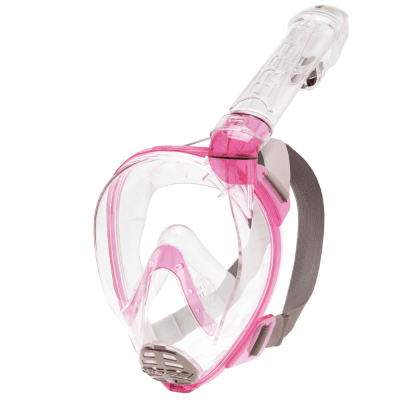 JUNIOR BARON FULL FACE MASK TRANSPARENT AND PINK