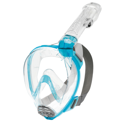JUNIOR BARON FULL FACE MASK TRANSPARENT AND BLUE