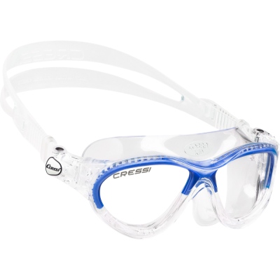 GLASSES POOL / SWIMMING CHILD 7-15 YEARS TRANSPARENT AND BLUE