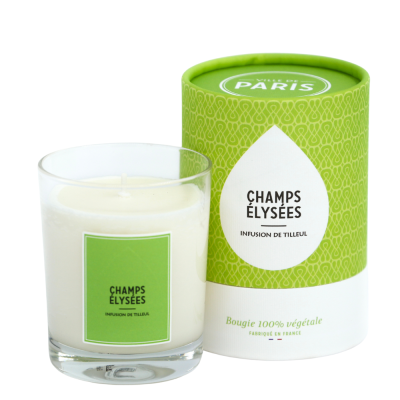 SCENTED CANDLE - CITY OF PARIS - CHAMPS ELYSEES - TILLEUL
