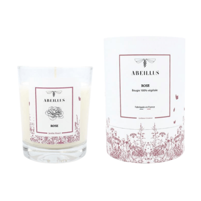 SCENTED CANDLE - FLOWERY GARDEN - PINK