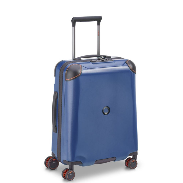 Valise Cabine Slim Cactus 55 Cm Bleu Delsey St Barth Store