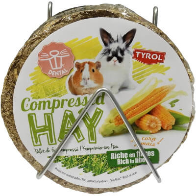 RABBIT AND RODENT COMPRESSED HAY PALLET 240g