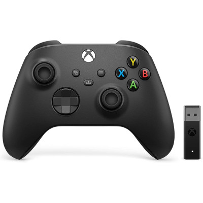 XBOX SERIES X CONTROLLER WITH W10 WIRELESS ADAPTER BLACK