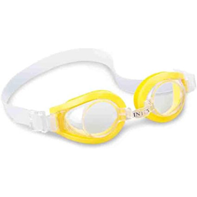 Intex AquaFlow Play Kids Swim Goggles UV Protection Adjustable Strap Ages 3-8 
