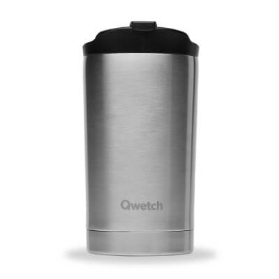 STAINLESS STEEL ISOTHERMAL TRAVEL MUG BRUSHED STAINLESS STEEL 300ML