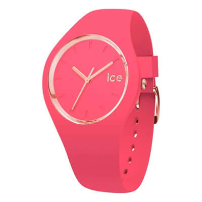 WOMEN'S WATCH GLAM SIZE M SILICONE PINK