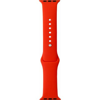 STRAP FOR APPLE WATCH 42-44MM SILICONE RED