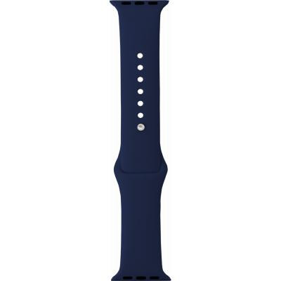 STRAP FOR APPLE WATCH 42-44MM SILICONE BLUE