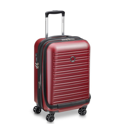 SEGUR 4R EXPANDABLE CABIN TROLLEY SUITCASE 55 CM RED