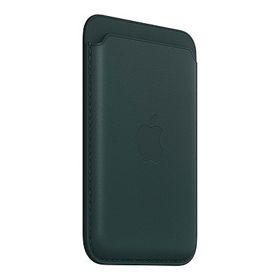 WALLET WITH MAGSAFE FOR IPHONE FOREST GREEN LEATHER
