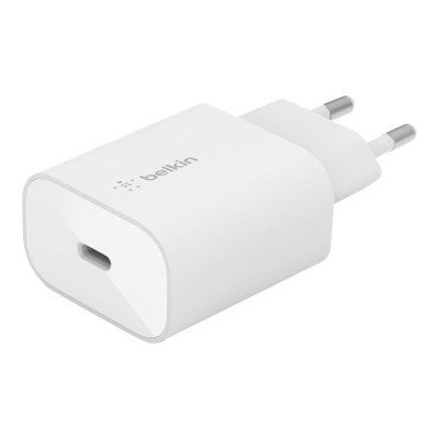 25W PD USB-C FAST AC CHARGER WHITE