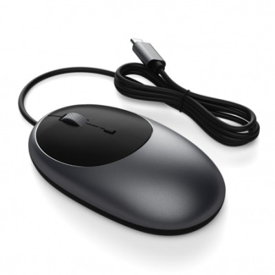 C1 AMBIDEXTROUS USB-C WIRED MOUSE SPACE GRAY