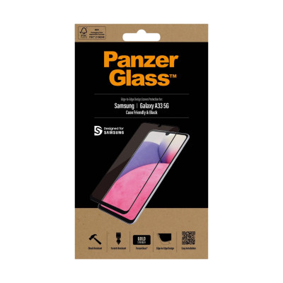 TEMPERED GLASS FOR GALAXY A33 5G CF AND BLACK