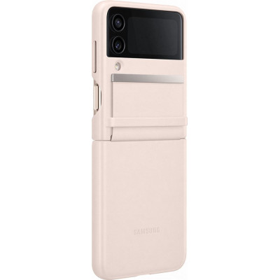 CASE FOR GALAXY Z FOLD4 PINK LEATHER