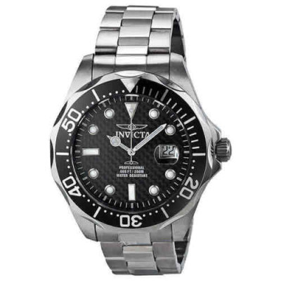 MEN'S WATCH PRO DIVER 47 MM STEEL SILVER AND BLACK