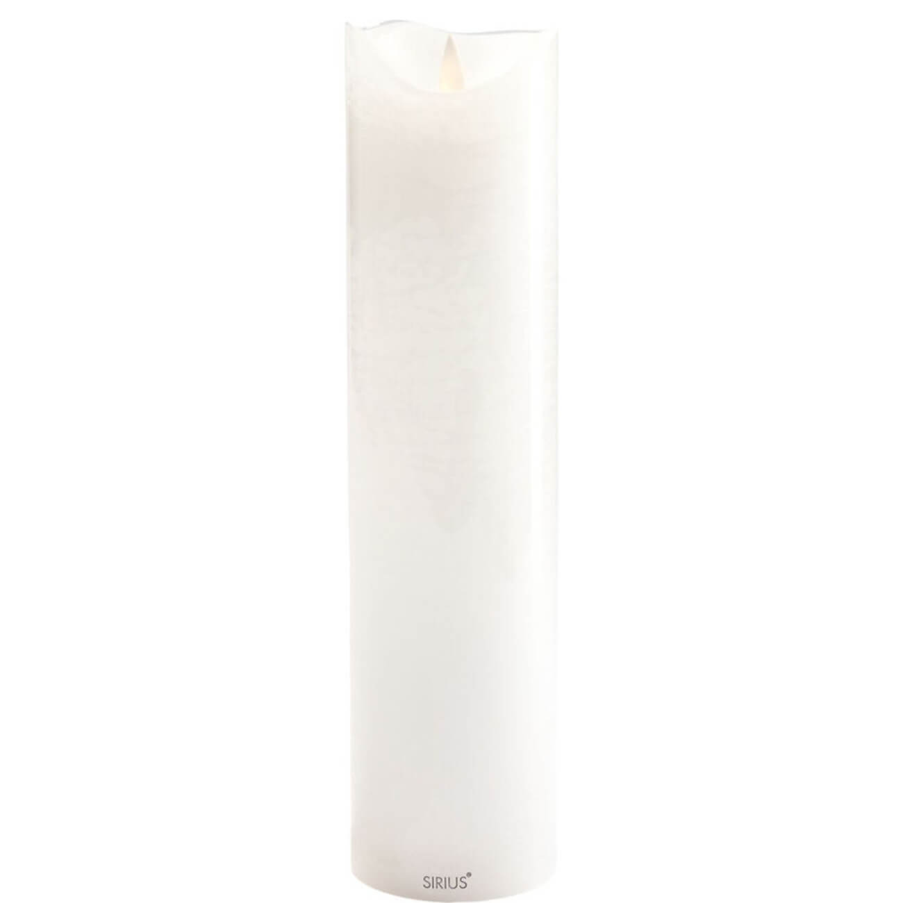 Lampe Bougie lumineuse, Sara Rechargeable, blanc, LED, Ø7,5cm, H12